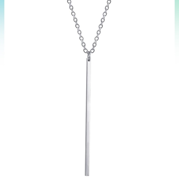 ✨NWT ✨Minimal Statement Silver Necklace✨ Handmade ✨Artisan✨ G… - Picture 2 of 6